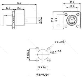 储能连接器IP67 ESF-RS100A16YC