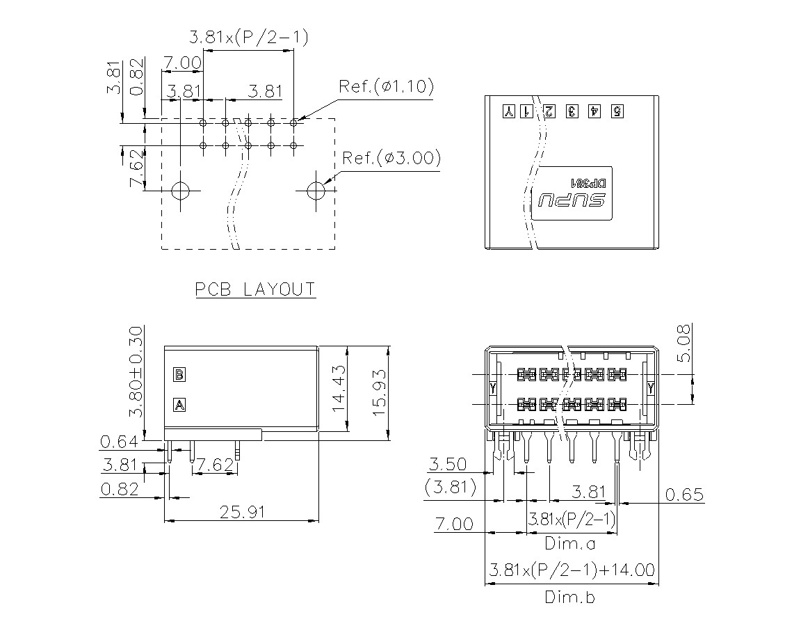 动态接插件连接器DP381H2XXF-BK-0Y10-蓝狮