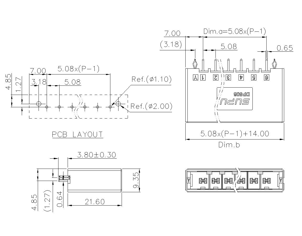 动态接插件连接器DP508V1XXF-BK-0Y10-蓝狮